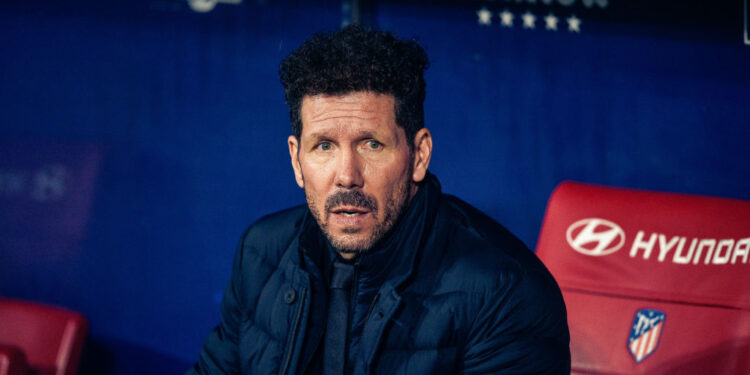 Simeone, treinador do Atlético de Madrid (Crédito: GettyImages)