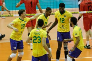 No Sul-Americano de Vôlei, Brasil e Chile duelaram na terceira rodada (Crédito: William Lucas/Inovafoto/CBV/Fotos Públicas)