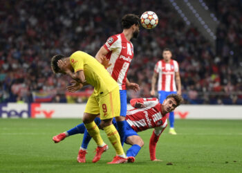 Griezmann foi expulso quando a partida entre Liverpool e Atletico de Madrid ainda estava empatada (Crédito: GettyImages)