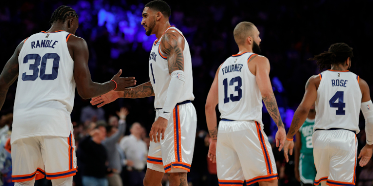 New York Knicks vencem Boston Celtics na NBA (Crédito: Getty Images)