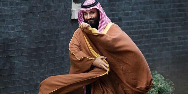 Mohammed bin Salman em Londres, na Inglaterra (Crédito: Getty Images)