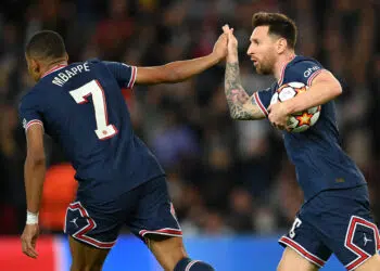 Messi marca duas vezes na vitória do PSG sobre o RB Leipzig (Crédito: Getty Images)