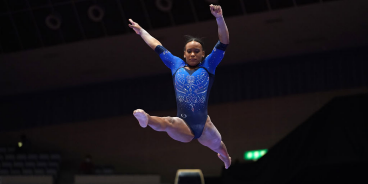Receba Andrade conquista três finais no Mundial de Ginástica Artística (Crédito: GettyImages)