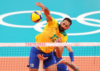 Maurício Souza, jogador de vôlei que defendia o Minas (Crédito: GettyImages)