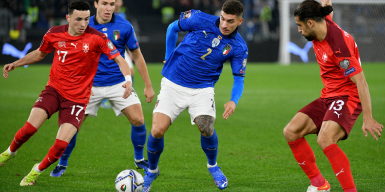 Itália fica no empate com a Suíça pelas Eliminatórias Europeias (Crédito: Getty Images)