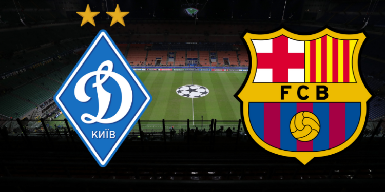 Emblemas de Dínamo de Kiev e Barcelona (Crédito: Getty Images / Divulgação)
