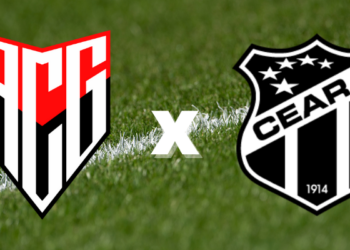 Emblemas de Atlético Goianiense e Ceará (Crédito: Getty Images / Divulgação)