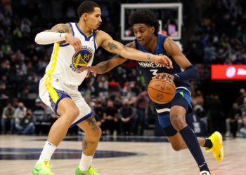 Timberwolves bate Warriors na NBA (Crédito: Getty Images/Divulgação)