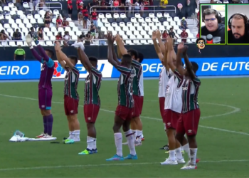 Fluminense bate o Fluminense no Cariocão (Crédito: Transmissão / Twitch - Casimito)