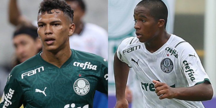 Gabriel Veron e Endrick, jogadores do Palmeiras (Crédito: GettyImages/Fabio Menotti/Palmeiras/Flickr)
