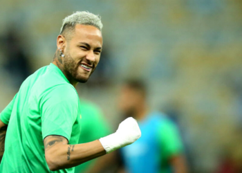 Neymar, jogador que foi para a estreia do filme do Batman (Crédito: GettyImages)