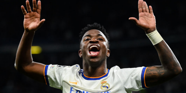 Vinícius Jr foi um dos destaques do Real Madrid na partida diante do Mallorca, pelo Campeonato Espanhol (Crédito: GettyImages)