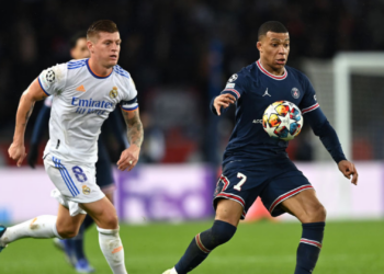 Real Madrid x PSG duelam na Champions League (Crédito: GettyImages)