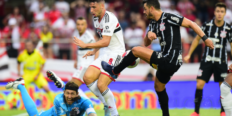 São Paulo e Palmeiras vão se enfrentar na final do Paulistão e Calleri mandou um recado (Crédito: Alexandre Battibugli/Ag. Paulistão)