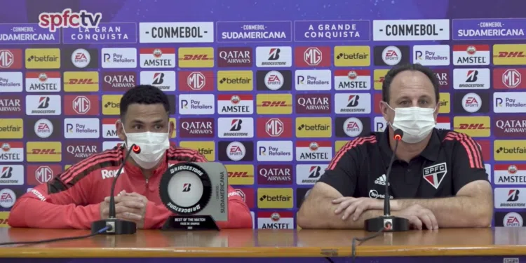 Rogério Ceni exalta vitória do São Paulo após vice do Paulistão (Crédito: Transmissão/ São Paulo TV)