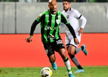 Botafogo e América-MG se enfrentaram pelo Brasileirão (Crédito: Mourão Panda / América)
