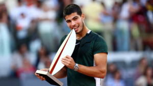 Carlos Alcaraz é campeão do Masters de Madri e mira Roland Garros (Crédito: Getty Images)