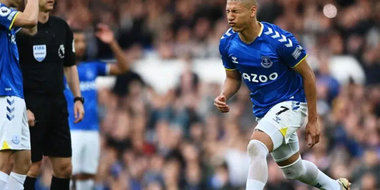 Richarlison rebateu o ídolo do Liverpool e ficou irritado com os comentários sobre o Everton (Crédito: GettyImages)