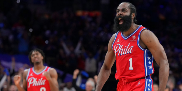 NBA tem noite inspirada de Harden para vitória dos Sixers (Crédito: GettyImages)