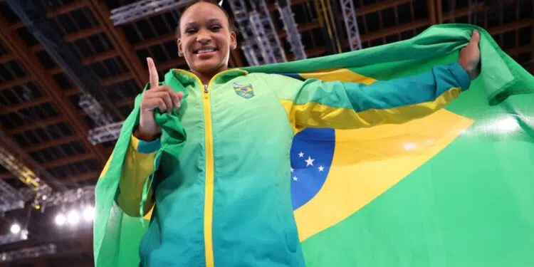 Rebeca Andrade, ginasta brasileira (Crédito: GettyImages)