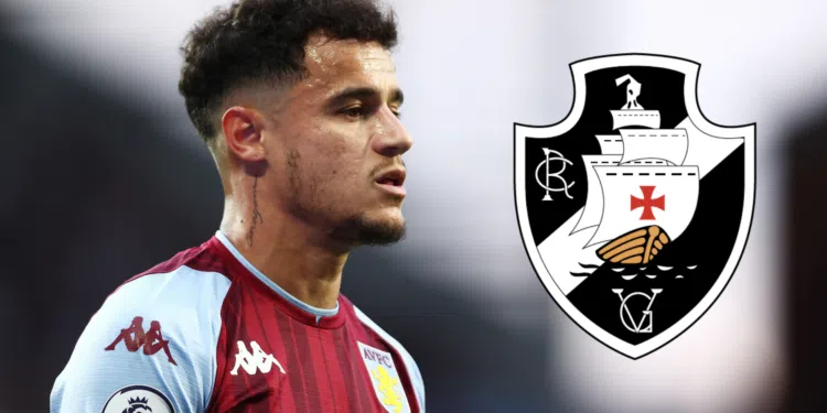 Vasco receberá valor milionário por venda de Coutinho ao Aston Villa (Crédito: Getty Images/ Divulgação)