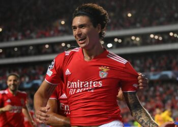 Liverpool confirmou a expectativa e anunciou a contratação do atacante Darwin Núñez (Crédito: Getty Images)