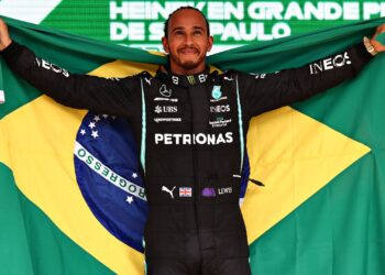 Lewis Hamilton na F1, GP de São Paulo (Crédito: Getty Images)