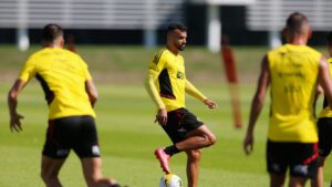 Treino do Flamengo no Centro de Treinamento (Crédito: Gilvan de Souza/Flamengo/Flickr)