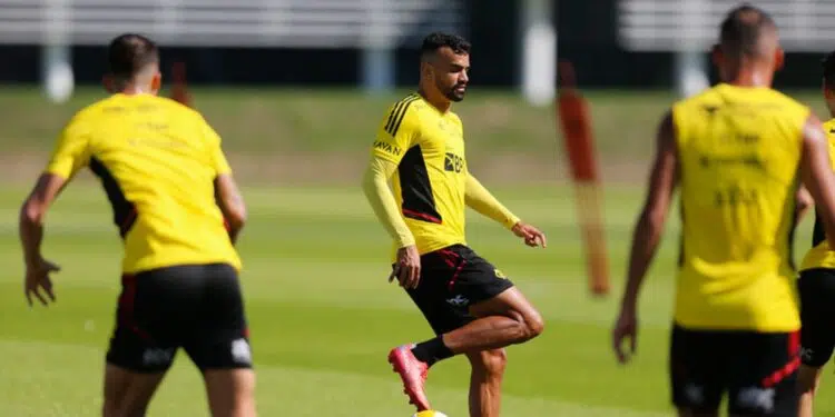 Treino do Flamengo no Centro de Treinamento (Crédito: Gilvan de Souza/Flamengo/Flickr)