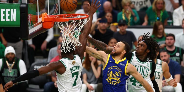 Boston Celtics e Golden State Warriors, pelo Jogo 6 das Finais da NBA (Crédito: GettyImages)