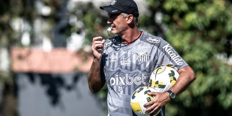 Santos segue treinando no CT Rei Pelé (Crédito: Ivan Storti / Santos FC / Flickr)