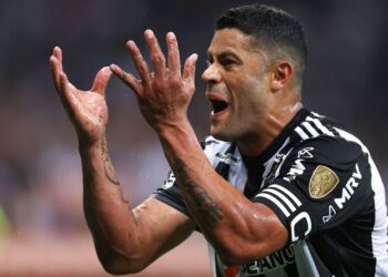 Hulk desabafou sobre o empate do Atlético-MG contra o Palmeiras pela Libertadores (Crédito: GettyImages)
