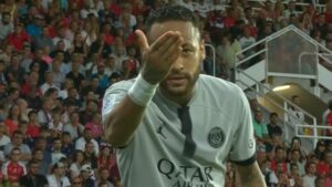 PSG contou com show de Neymar (Crédito: Transmissão ESPN - 06/08/22)