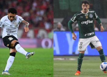 Corinthians e Palmeiras se enfrentam pelo Brasileirão 2022 (Crédito: Getty Images / Flickr Palmeiras/ Cesar Greco)