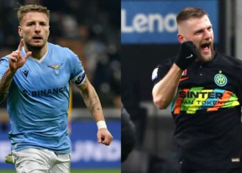Lazio x Inter de Milão se enfrentam no Campeonato Italiano (Crédito: GettyImages)