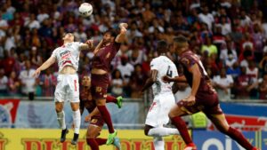 Bahia e Operário se enfrentaram pela série B do Brasileirão e fizeram um confronto equilibrado (Crédito: Felipe Oliveira/EC Bahia)