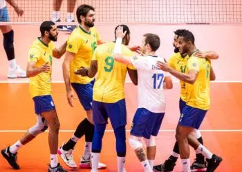 Vôlei: Brasil luta, mas cai para a Polônia na semi do Mundial (Crédito: Volleyball World/ Fotos Públicas)