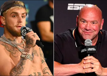 Jake Paul e Dana White são desafetos declarados (Crédito: Reprodução/Instagram)