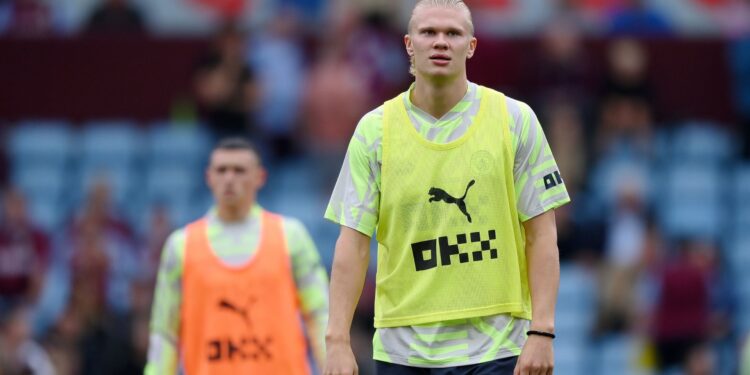 Haaland negou o Real Madrid para defender as cores do Manchester City nesta temporada de 2022/23 (Crédito: GettyImages)