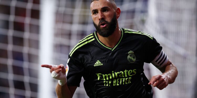 Benzema, do Real Madrid (Crédito: Getty Images)