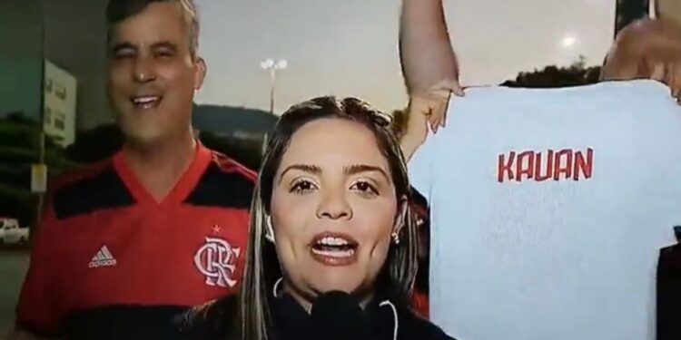 Jornalista assediada se pronunciou (Crédito: Transmissão/ ESPN)