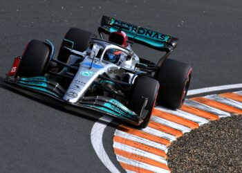 George Russell lidera o primeiro treino livre do GP da Holanda (Crédito: GettyImages)