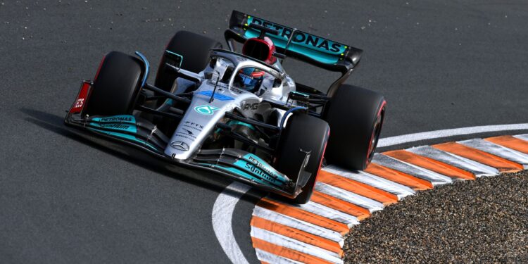 George Russell lidera o primeiro treino livre do GP da Holanda (Crédito: GettyImages)