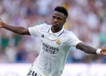 Vini Jr decidiu para o Real Madrid e ajudou a equipe a vencer o Mallorca na La Liga (Crédito: GettyImages)