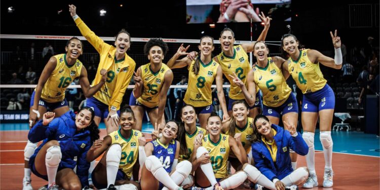 Brasil triunfa no Mundial de Vôlei (Crédito: Fotos Públicas)