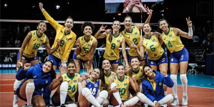 Brasil triunfa no Mundial de Vôlei (Crédito: Fotos Públicas)
