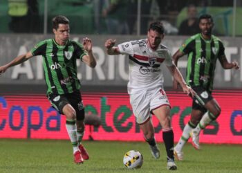 América-MG x São Paulo no Brasileirão 2022 (Crédito: Rubens Chiri/SaoPauloFC/Flickr)