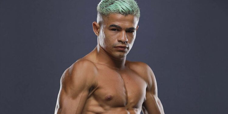 Fabrício Andrade estava levando a melhor em luta contra Lineker (Crédito: ONE Championship)