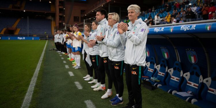 Pia elogiou seleção em nova vitória (Crédito: Flickr CBF/ Thais Magalhães)