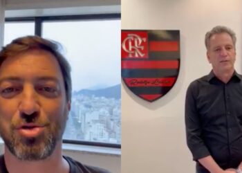 Presidentes de Corinthians e Flamengo pedem paz em decisão (Crédito: Reprodução / Corinthians / Reprodução / Flamengo)